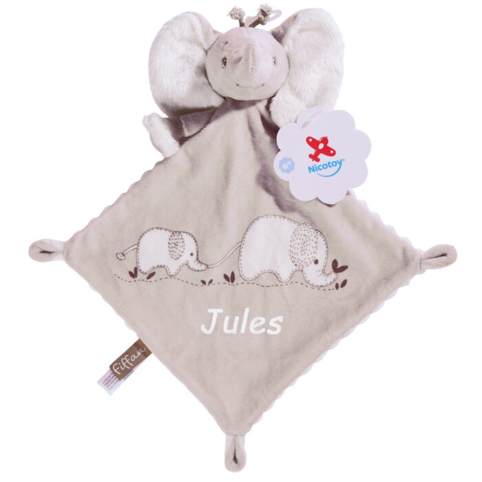 Doudou Elephant personnalisé