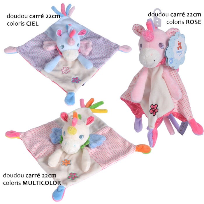 Doudou Licorne personnalisé