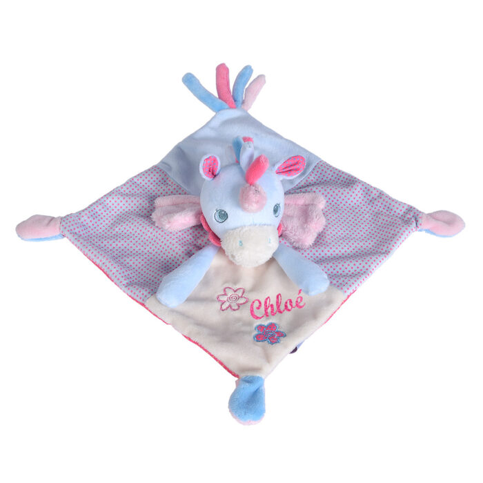 Doudou Licorne personnalisé