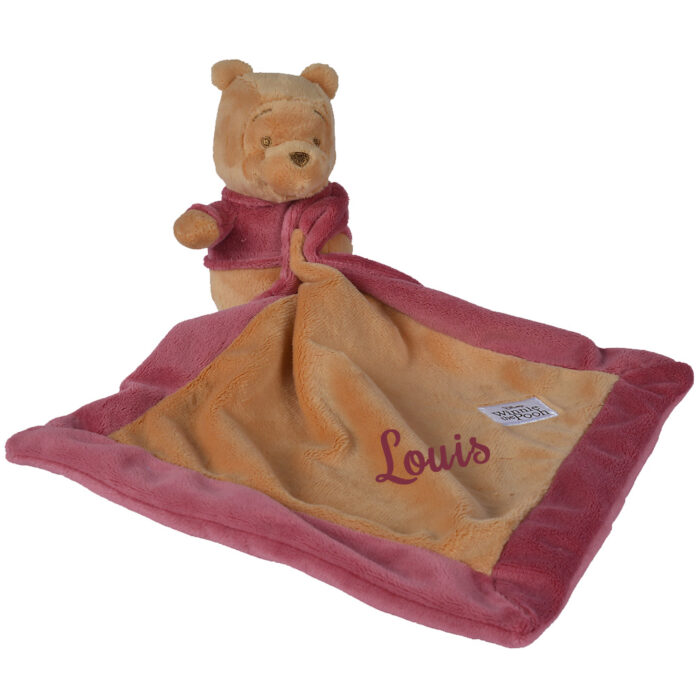 Doudou Winnie l’ourson Disney personnalisé