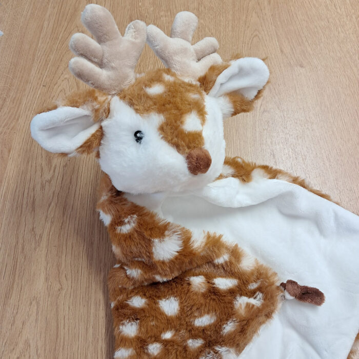 Doudou biche cerf faon personnalisé