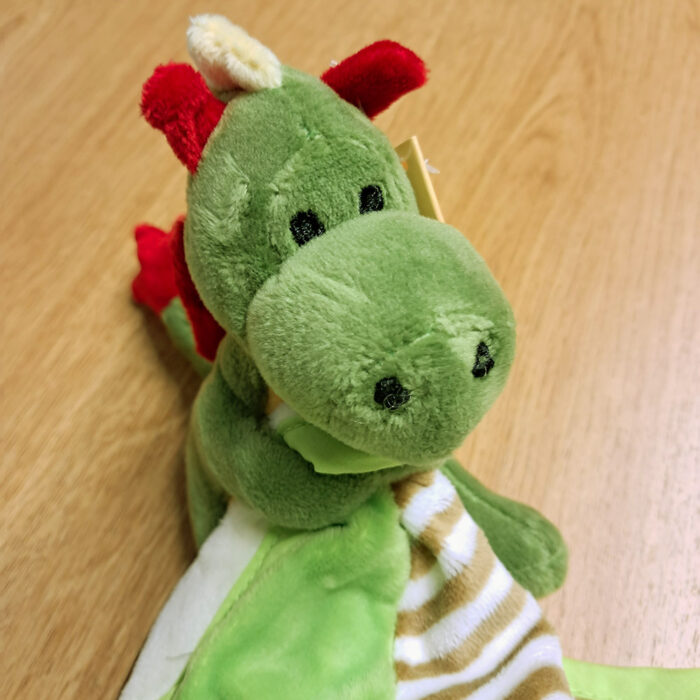 Doudou Dragon personnalisé avec un prénom