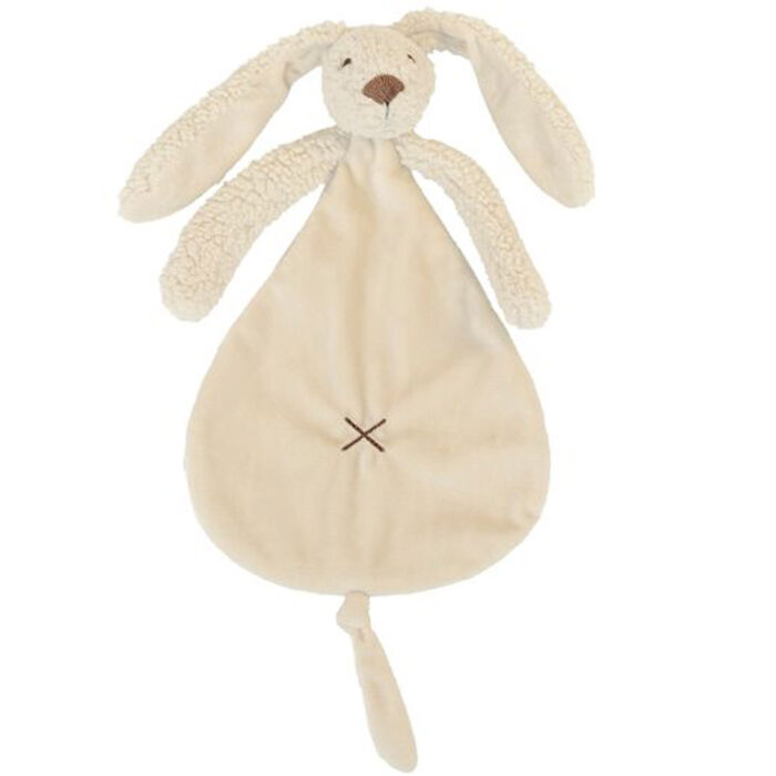 Doudou Lapin personnalisé avec un prénom - beige