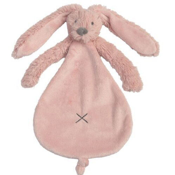 Doudou Lapin personnalisé avec un prénom - rose