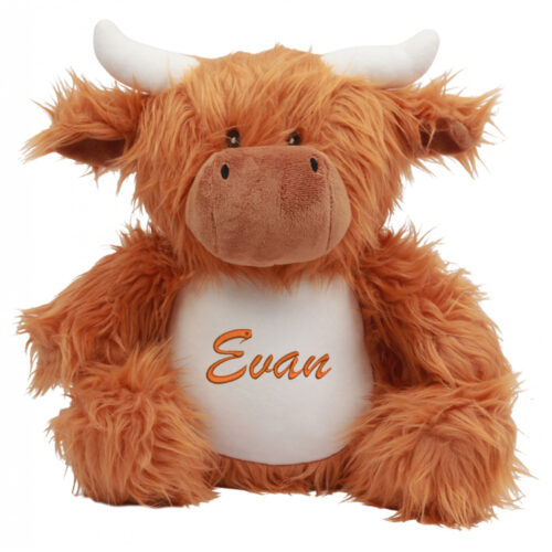 Peluche Vache range pyjama personnalisée